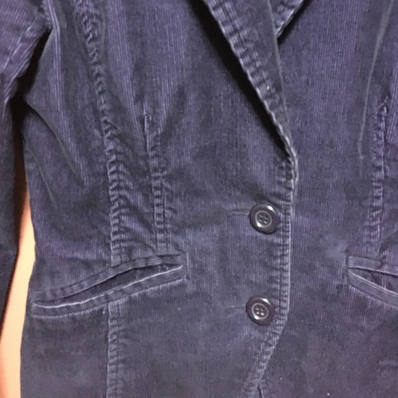 H&M Royal Purple Corduroy Blazer - Picture 2 of 4